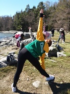 Fimun merenrantajoogaa Unelmien liikuntapäivässä, Vuosaari